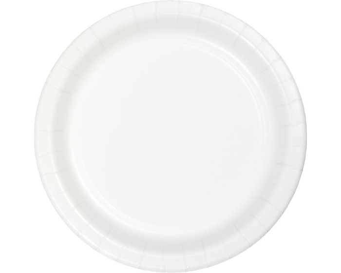 DHG Professional' The Heavy Weight Standard 9-Inch Grease Resistant Paper Plates Coated, White 125 Plates