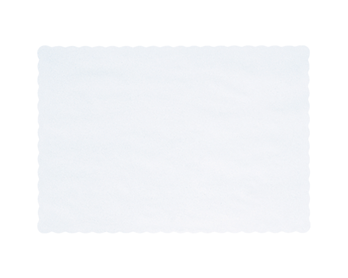 White wood placemats rectangle - TenStickers