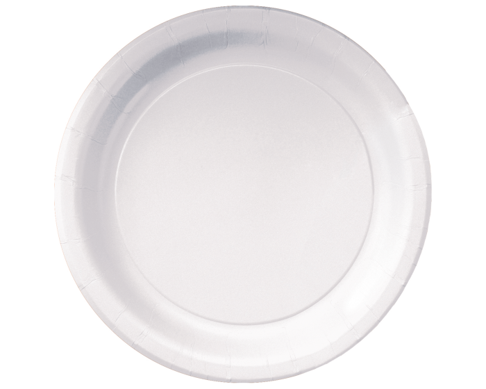 MIDOFELD 7 Inch Small Paper Plates - [125-Pack] Heavy Duty Dessert
