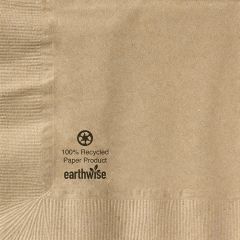 5 in Earthwise Kraft Beverage Napkins 3000 ct.