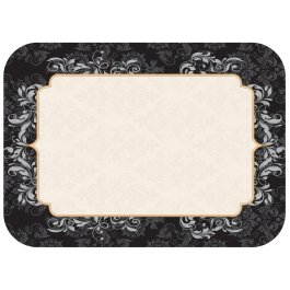 13 in x 17 in Traditional Printed Paper Traymats 1000 ct.