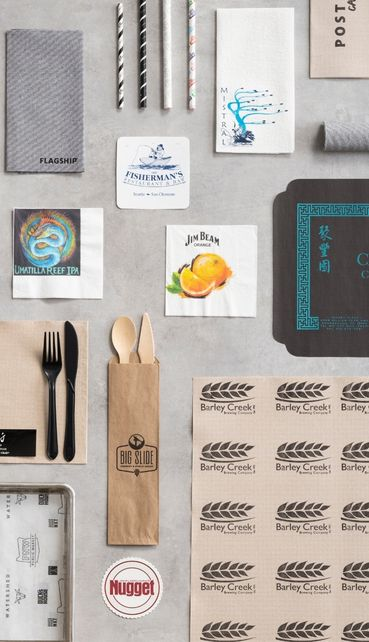 Custom print items on counter